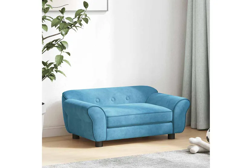 Vidaxl Dog Sofa Turquoise 72x45x30 Cm Plush Vidaxl Dog Sofa Turquoise 72x45x30 Cm Plush