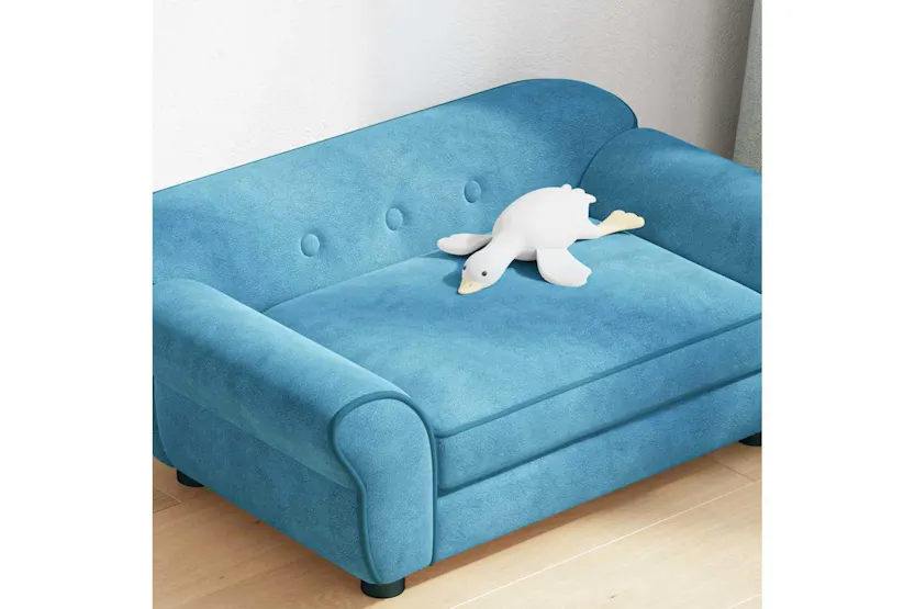 Vidaxl Dog Sofa Turquoise 72x45x30 Cm Plush Vidaxl Dog Sofa Turquoise 72x45x30 Cm Plush