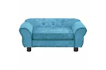 Vidaxl Dog Sofa Turquoise 72x45x30 Cm Plush Vidaxl Dog Sofa Turquoise 72x45x30 Cm Plush