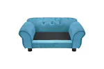 Vidaxl Dog Sofa Turquoise 72x45x30 Cm Plush Vidaxl Dog Sofa Turquoise 72x45x30 Cm Plush