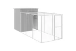 Vidaxl Chicken Cage With Run Light Grey 165x455x181 Cm Galvanised Steel Vidaxl Chicken Cage With Run Light Grey 165x455x181 Cm Galvanised Steel