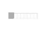 Vidaxl Chicken Cage With Run Light Grey 165x863x181 Cm Galvanised Steel Vidaxl Chicken Cage With Run Light Grey 165x863x181 Cm Galvanised Steel