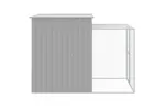 Vidaxl Chicken Cage With Run Light Grey 165x251x181 Cm Galvanised Steel Vidaxl Chicken Cage With Run Light Grey 165x251x181 Cm Galvanised Steel