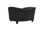 Vidaxl Dog Sofa Black 69x49x40 Cm Plush And Faux Leather Vidaxl Dog Sofa Black 69x49x40 Cm Plush And Faux Leather