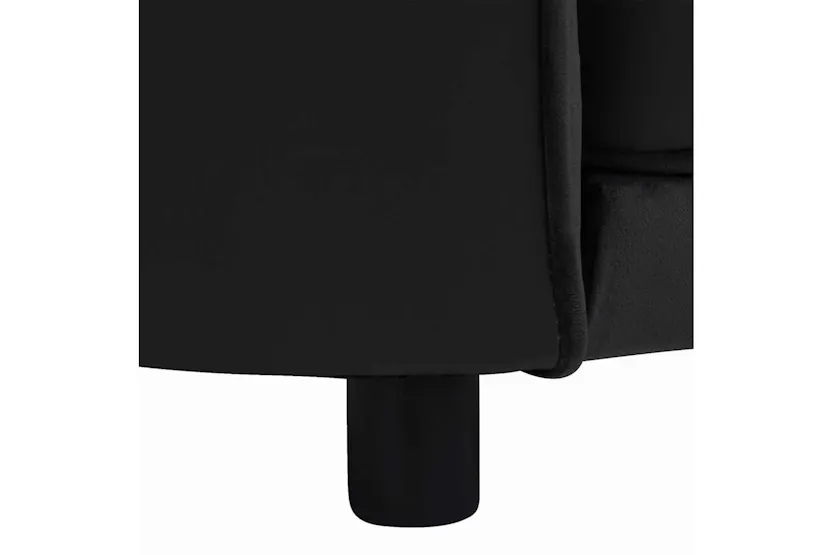 Vidaxl Dog Sofa Black 69x49x40 Cm Plush And Faux Leather Vidaxl Dog Sofa Black 69x49x40 Cm Plush And Faux Leather