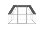 Vidaxl Outdoor Chicken Cage 3x4x2 M Galvanised Steel Vidaxl Outdoor Chicken Cage 3x4x2 M Galvanised Steel