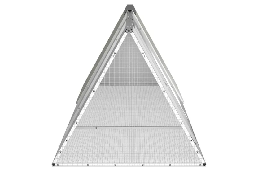 Vidaxl Rabbit Cage Grey 3025x805x71 Cm Galvanised Steel Vidaxl Rabbit Cage Grey 3025x805x71 Cm Galvanised Steel