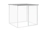 Vidaxl Chicken Cage With Roof Light Grey 403x98x90 Cm Galvanised Steel Vidaxl Chicken Cage With Roof Light Grey 403x98x90 Cm Galvanised Steel