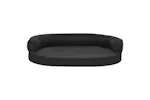 Vidaxl Ergonomic Dog Bed Mattress 75x53 Cm Linen Look Black Vidaxl Ergonomic Dog Bed Mattress 75x53 Cm Linen Look Black