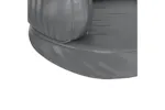 Vidaxl Ergonomic Foam Dog Bed Grey 75x53 Cm Faux Leather Vidaxl Ergonomic Foam Dog Bed Grey 75x53 Cm Faux Leather