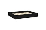 Vidaxl Dog Bed Black 615x49x9 Cm Solid Wood Pine Vidaxl Dog Bed Black 615x49x9 Cm Solid Wood Pine