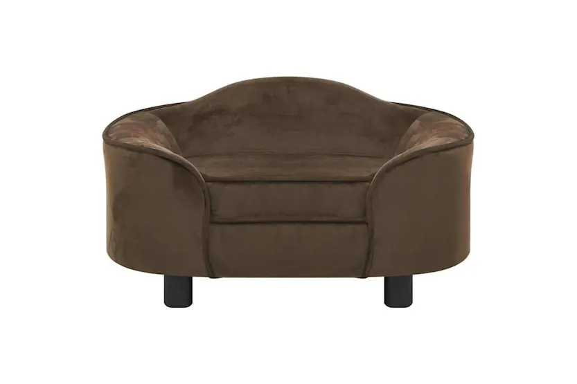 Vidaxl Dog Sofa Brown 67x47x36 Cm Plush Vidaxl Dog Sofa Brown 67x47x36 Cm Plush