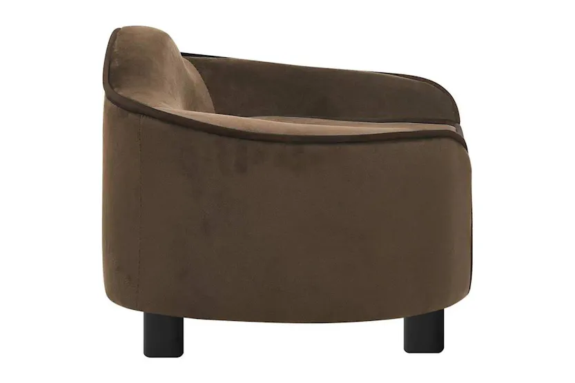 Vidaxl Dog Sofa Brown 67x47x36 Cm Plush Vidaxl Dog Sofa Brown 67x47x36 Cm Plush