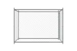 Vidaxl Dog Cage With Door Grey 2x2x15 M Galvanised Steel Vidaxl Dog Cage With Door Grey 2x2x15 M Galvanised Steel