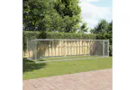 Vidaxl Dog Cage With Door Grey 6x2x15 M Galvanised Steel Vidaxl Dog Cage With Door Grey 6x2x15 M Galvanised Steel