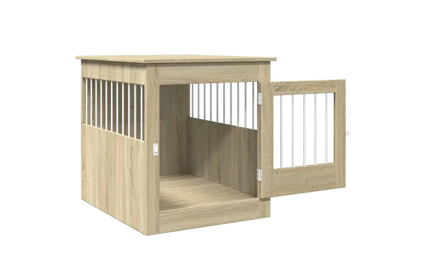 Vidaxl Dog Crate Furniture Sonoma Oak 645x80x71 Cm Engineered Wood Vidaxl Dog Crate Furniture Sonoma Oak 645x80x71 Cm Engineered Wood