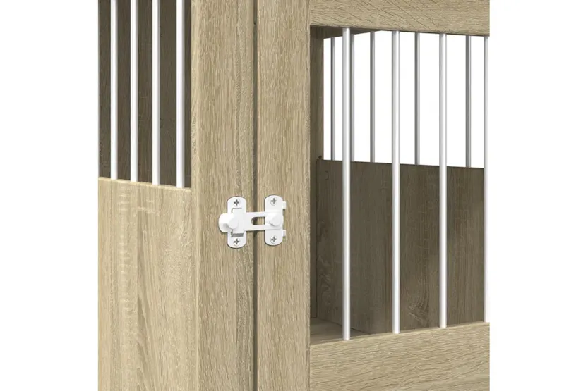 Vidaxl Dog Crate Furniture Sonoma Oak 645x80x71 Cm Engineered Wood Vidaxl Dog Crate Furniture Sonoma Oak 645x80x71 Cm Engineered Wood