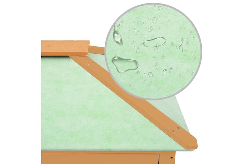 Vidaxl Animal Rabbit Cage Double Floor Solid Fir Wood Vidaxl Animal Rabbit Cage Double Floor Solid Fir Wood