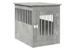 Vidaxl Dog Crate Furniture Concrete Grey 55x75x65 Cm Engineered Wood Vidaxl Dog Crate Furniture Concrete Grey 55x75x65 Cm Engineered Wood