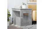 Vidaxl Dog Crate Furniture Concrete Grey 55x75x65 Cm Engineered Wood Vidaxl Dog Crate Furniture Concrete Grey 55x75x65 Cm Engineered Wood
