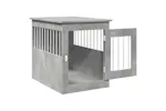 Vidaxl Dog Crate Furniture Concrete Grey 55x75x65 Cm Engineered Wood Vidaxl Dog Crate Furniture Concrete Grey 55x75x65 Cm Engineered Wood