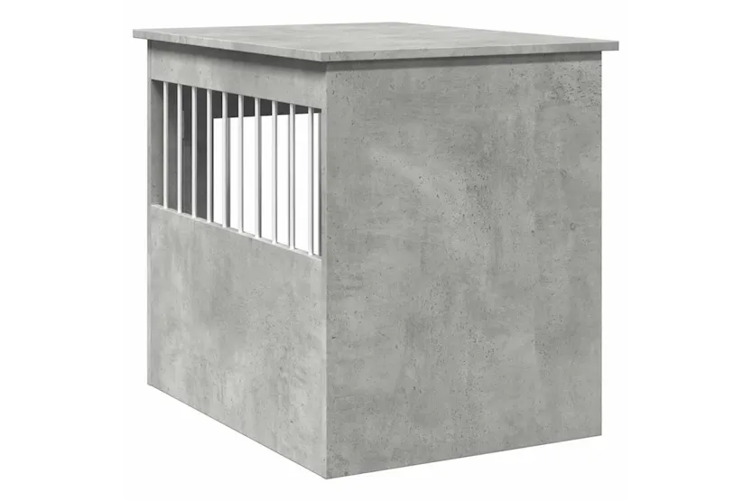 Vidaxl Dog Crate Furniture Concrete Grey 55x75x65 Cm Engineered Wood Vidaxl Dog Crate Furniture Concrete Grey 55x75x65 Cm Engineered Wood
