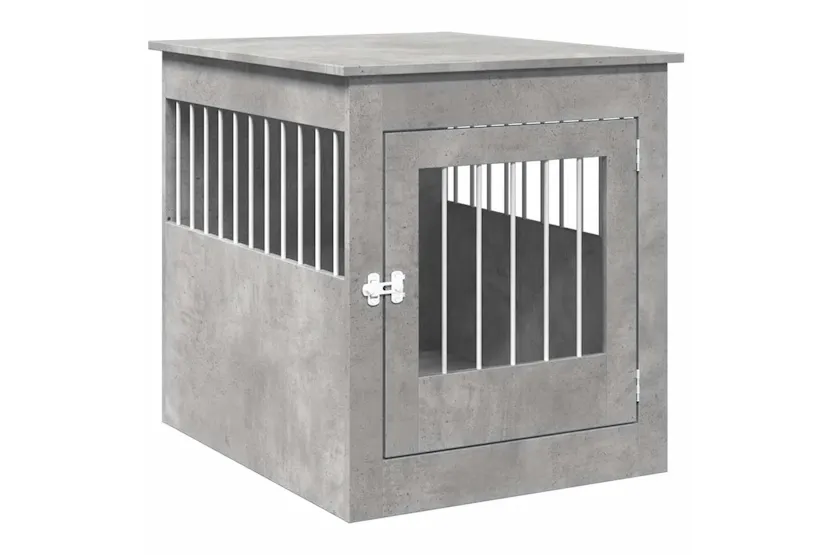 Vidaxl Dog Crate Furniture Concrete Grey 645x80x71 Cm Engineered Wood Vidaxl Dog Crate Furniture Concrete Grey 645x80x71 Cm Engineered Wood