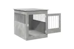 Vidaxl Dog Crate Furniture Concrete Grey 645x80x71 Cm Engineered Wood Vidaxl Dog Crate Furniture Concrete Grey 645x80x71 Cm Engineered Wood