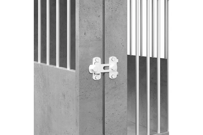 Vidaxl Dog Crate Furniture Concrete Grey 645x80x71 Cm Engineered Wood Vidaxl Dog Crate Furniture Concrete Grey 645x80x71 Cm Engineered Wood