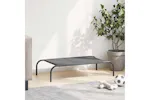 Vidaxl Elevated Dog Bed Grey 90x50x20 Cm Oxford Fabric And Steel Vidaxl Elevated Dog Bed Grey 90x50x20 Cm Oxford Fabric And Steel