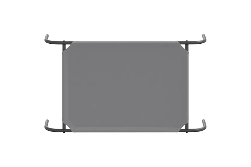 Vidaxl Elevated Dog Bed Grey 90x50x20 Cm Oxford Fabric And Steel Vidaxl Elevated Dog Bed Grey 90x50x20 Cm Oxford Fabric And Steel