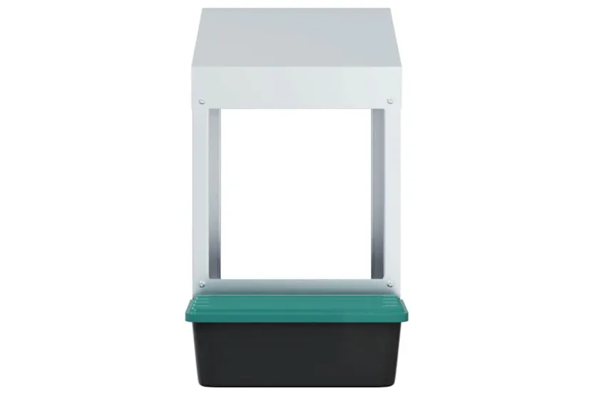 Vidaxl Chicken Nesting Box 1 Compartment Wall-mounted Galvanised Steel Vidaxl Chicken Nesting Box 1 Compartment Wall-mounted Galvanised Steel
