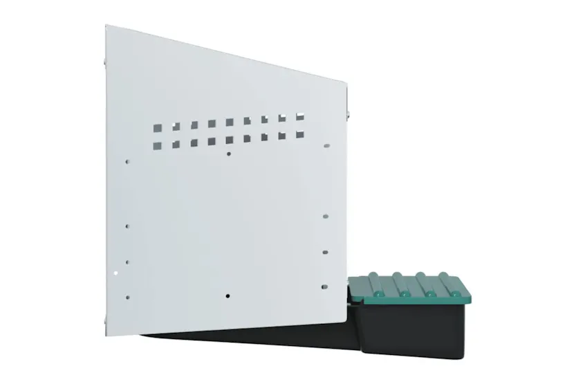 Vidaxl Chicken Nesting Box 1 Compartment Wall-mounted Galvanised Steel Vidaxl Chicken Nesting Box 1 Compartment Wall-mounted Galvanised Steel