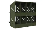 Vidaxl Chicken Nesting Box With 8 Compartments Olive Green Metal Vidaxl Chicken Nesting Box With 8 Compartments Olive Green Metal