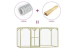 Vidaxl Chicken Cage 3x15x15 M Impregnated Wood Pine Vidaxl Chicken Cage 3x15x15 M Impregnated Wood Pine