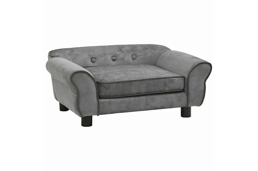 Vidaxl Dog Sofa Dark Grey 72x45x30 Cm Plush Vidaxl Dog Sofa Dark Grey 72x45x30 Cm Plush