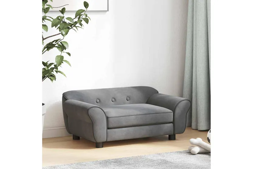 Vidaxl Dog Sofa Dark Grey 72x45x30 Cm Plush Vidaxl Dog Sofa Dark Grey 72x45x30 Cm Plush