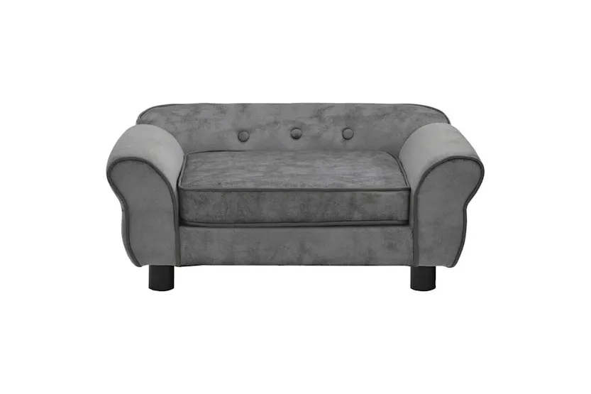 Vidaxl Dog Sofa Dark Grey 72x45x30 Cm Plush Vidaxl Dog Sofa Dark Grey 72x45x30 Cm Plush
