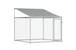 Vidaxl Dog Cage With Roof And Doors Grey 6x2x2 M Galvanised Steel Vidaxl Dog Cage With Roof And Doors Grey 6x2x2 M Galvanised Steel