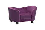 Vidaxl Dog Sofa Burgundy 69x49x40 Cm Plush And Faux Leather Vidaxl Dog Sofa Burgundy 69x49x40 Cm Plush And Faux Leather
