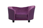 Vidaxl Dog Sofa Burgundy 69x49x40 Cm Plush And Faux Leather Vidaxl Dog Sofa Burgundy 69x49x40 Cm Plush And Faux Leather