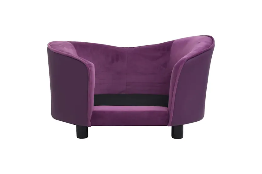 Vidaxl Dog Sofa Burgundy 69x49x40 Cm Plush And Faux Leather Vidaxl Dog Sofa Burgundy 69x49x40 Cm Plush And Faux Leather