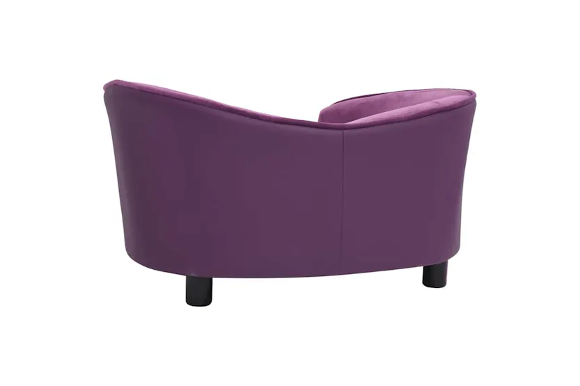 Vidaxl Dog Sofa Burgundy 69x49x40 Cm Plush And Faux Leather Vidaxl Dog Sofa Burgundy 69x49x40 Cm Plush And Faux Leather
