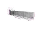Vidaxl Dog House With Roof Anthracite 117x813x123 Cm Galvanised Steel Vidaxl Dog House With Roof Anthracite 117x813x123 Cm Galvanised Steel