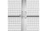 Vidaxl Rabbit Cage Grey 5045x805x71 Cm Galvanised Steel Vidaxl Rabbit Cage Grey 5045x805x71 Cm Galvanised Steel