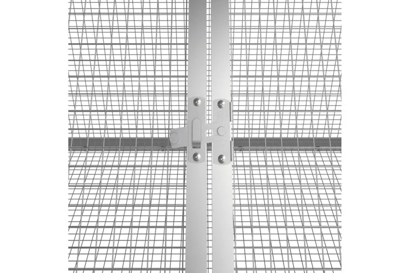 Vidaxl Rabbit Cage Grey 5045x805x71 Cm Galvanised Steel Vidaxl Rabbit Cage Grey 5045x805x71 Cm Galvanised Steel