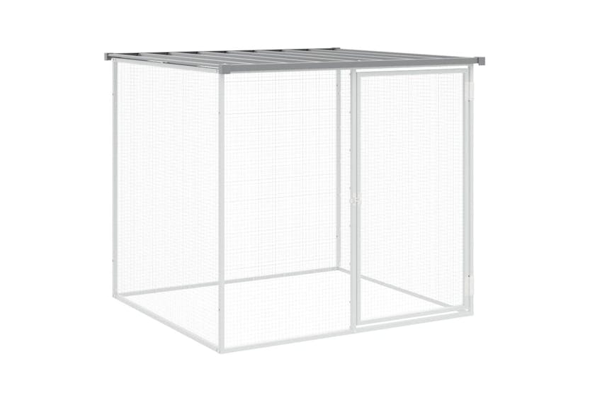Vidaxl Chicken Cage With Roof Light Grey 603x98x90 Cm Galvanised Steel Vidaxl Chicken Cage With Roof Light Grey 603x98x90 Cm Galvanised Steel