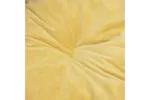 Vidaxl Dog Bed Black And Yellow 99x89x21 Cm Plush And Faux Leather Vidaxl Dog Bed Black And Yellow 99x89x21 Cm Plush And Faux Leather