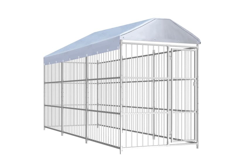 Vidaxl Outdoor Dog Kennel With Roof 450x150x200 Cm Vidaxl Outdoor Dog Kennel With Roof 450x150x200 Cm