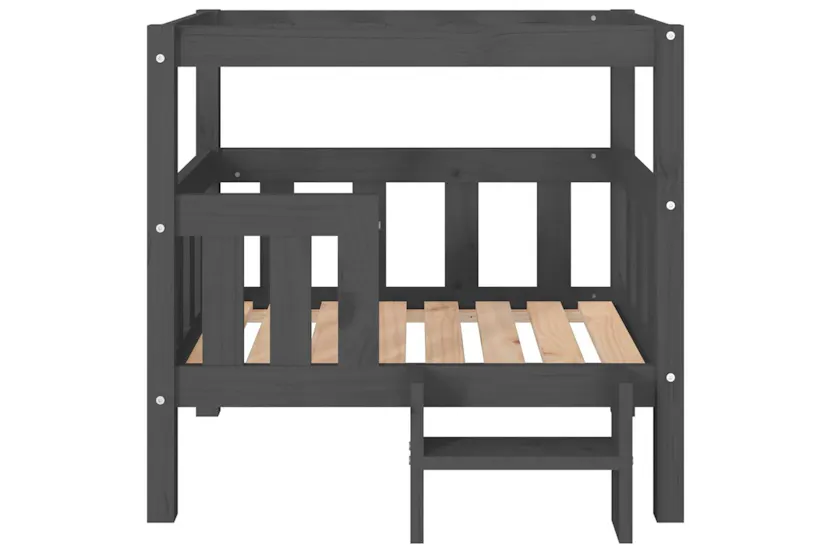 Vidaxl Dog Bed Grey 755x635x70 Cm Solid Wood Pine Vidaxl Dog Bed Grey 755x635x70 Cm Solid Wood Pine